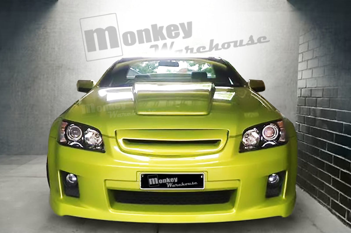 Installed View - Holden Commodore VE: H-Style Bonnet Scoop (Series 1 & 2)