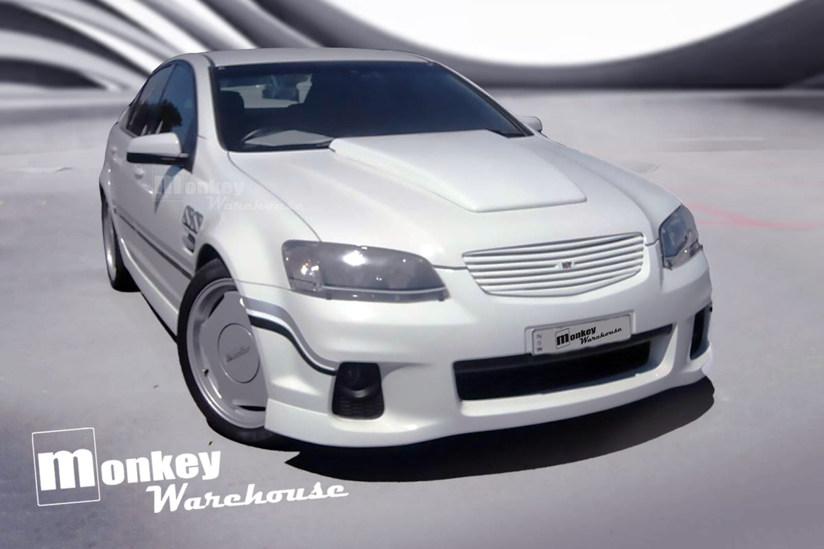 Installed View - Holden Commodore VE: H-Style Bonnet Scoop (Series 1 & 2)