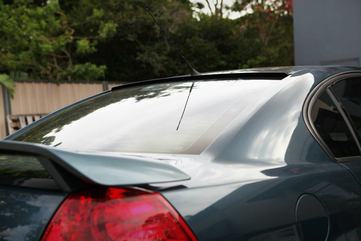 Installed View - Holden Commodore VE Sedan: Rear Window Roof Lip Spoiler