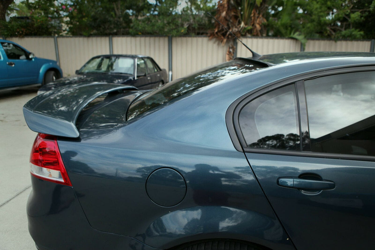Installed View - Holden Commodore VE Sedan: Rear Window Roof Lip Spoiler