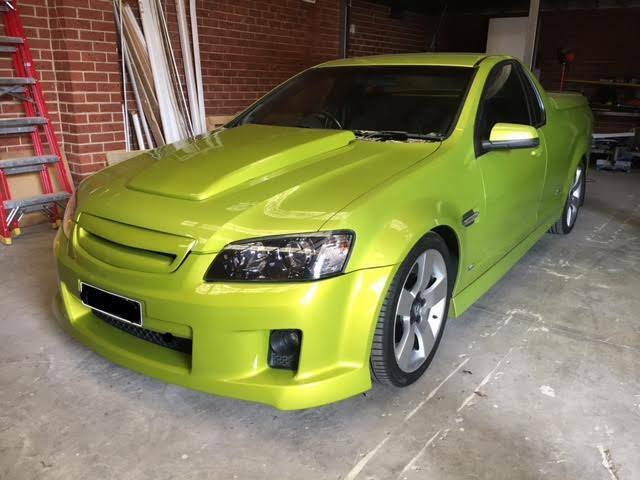 Installed View - Holden Commodore VE Series 1 Letterbox Grille | Hand Laid FRP