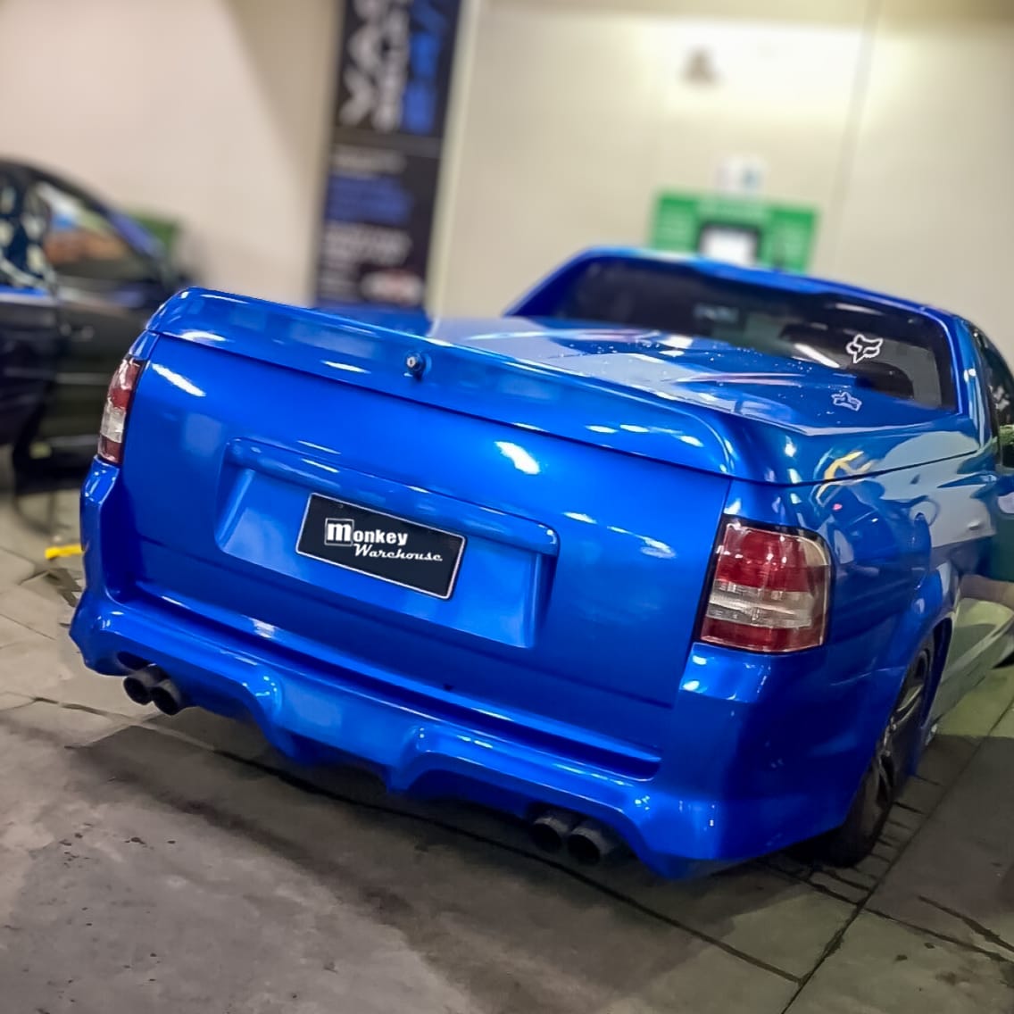 Installed View - Holden Commodore VE Ute: Custom Rear Bumper (S/SS)