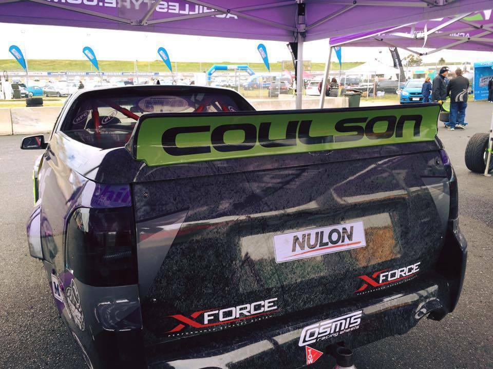 Installed View - Holden Commodore VE Ute: Rocket Bunny Style Spoiler