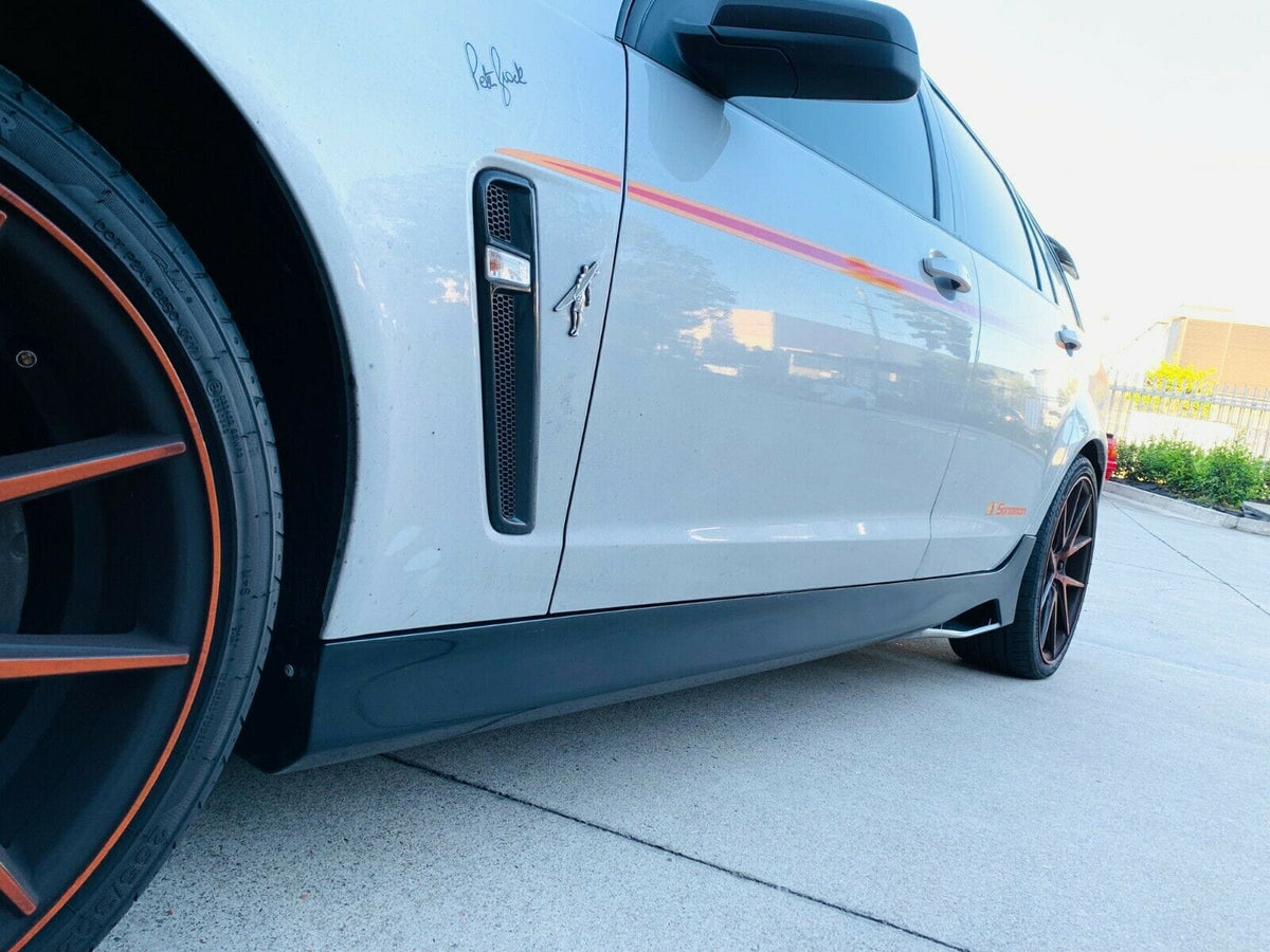 Installed View - Holden Commodore VE VF Sedan & Wagon: Maloo Style Side Skirts