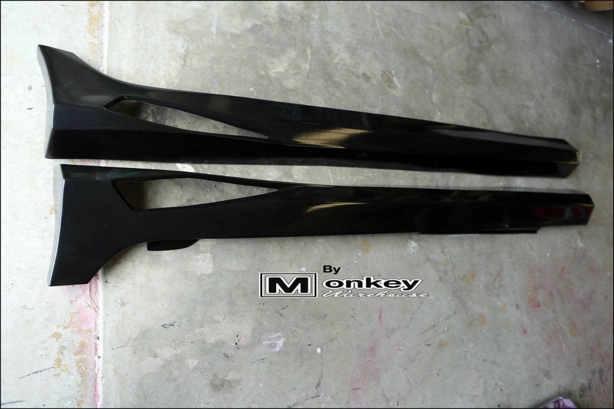 Installed View - Holden Commodore VE VF Sedan & Wagon: Maloo Style Side Skirts