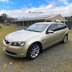 Installed View - Holden Commodore VE VF Sportwagon (2008-2017): Premium Window Visors