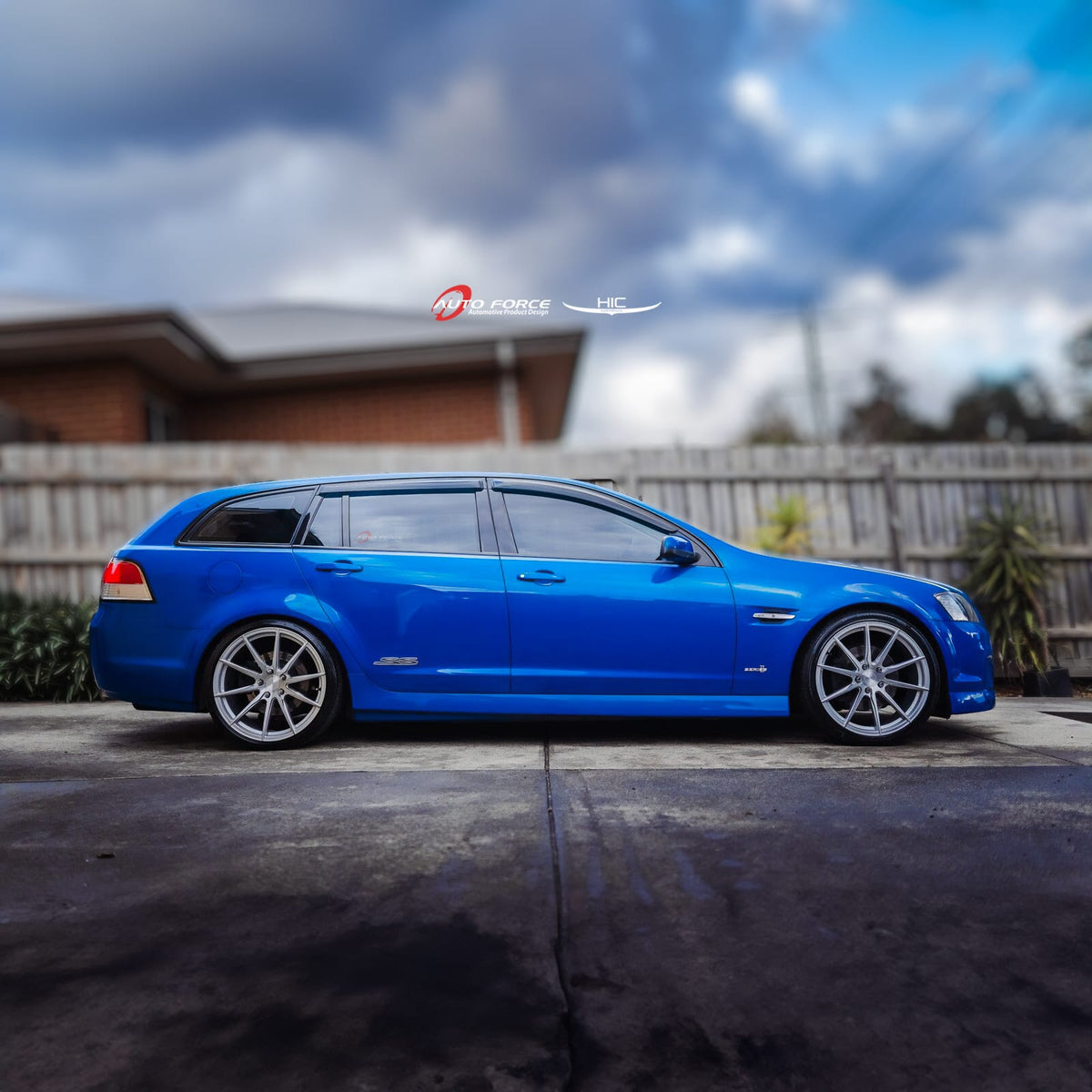 Installed View - Holden Commodore VE VF Sportwagon (2008-2017): Premium Window Visors