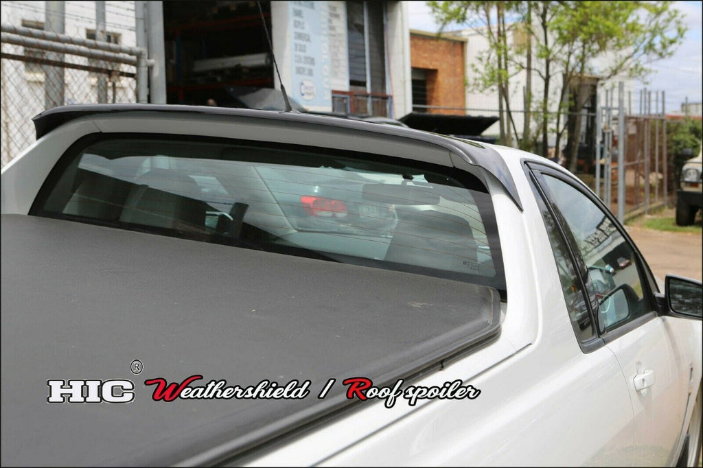 Installed View - Holden Commodore VE VF Ute (2007-2017): Premium Roof Spoiler