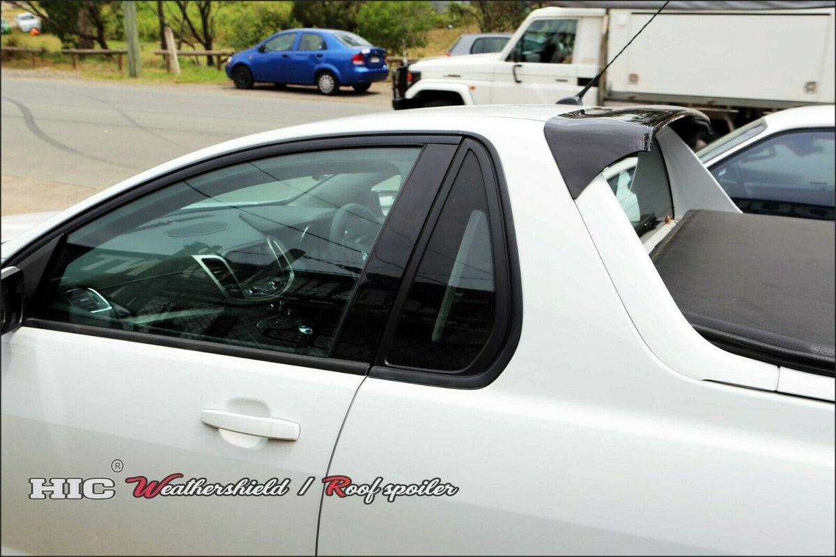 Installed View - Holden Commodore VE VF Ute (2007-2017): Premium Roof Spoiler
