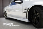 Installed View - Holden Commodore VE VF Ute: Vent Style Side Skirts