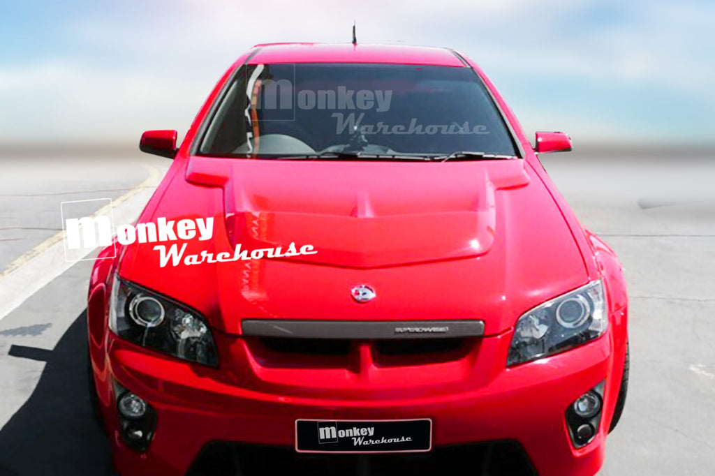 Installed View - Holden Commodore VE: Walkinshaw Style Bonnet Scoop (2006-2013)