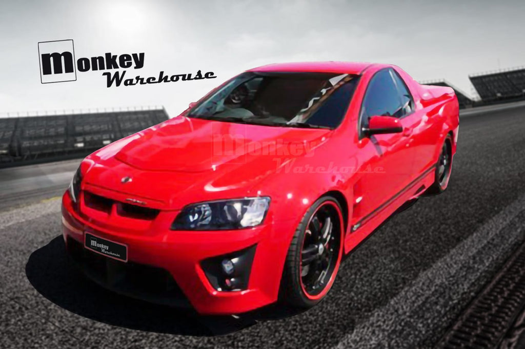 Installed View - Holden Commodore VE: Walkinshaw Style Bonnet Scoop (2006-2013)