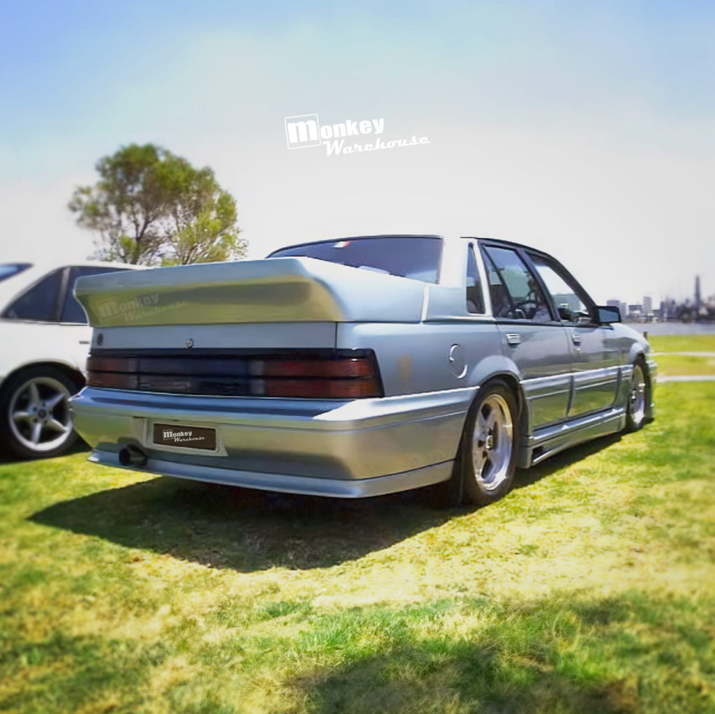 Installed View - Holden Commodore VL: Walkinshaw Rear Quarter Glass Panel