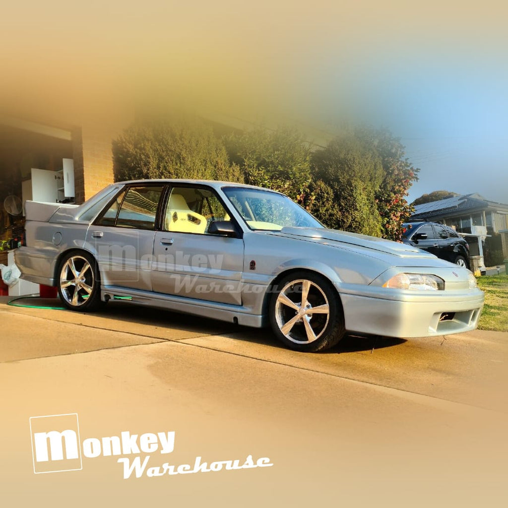 Installed View - Holden Commodore VL: Walkinshaw SS Group A Side Skirts
