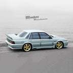Installed View - Holden Commodore VL: Walkinshaw SS Group A Side Skirts