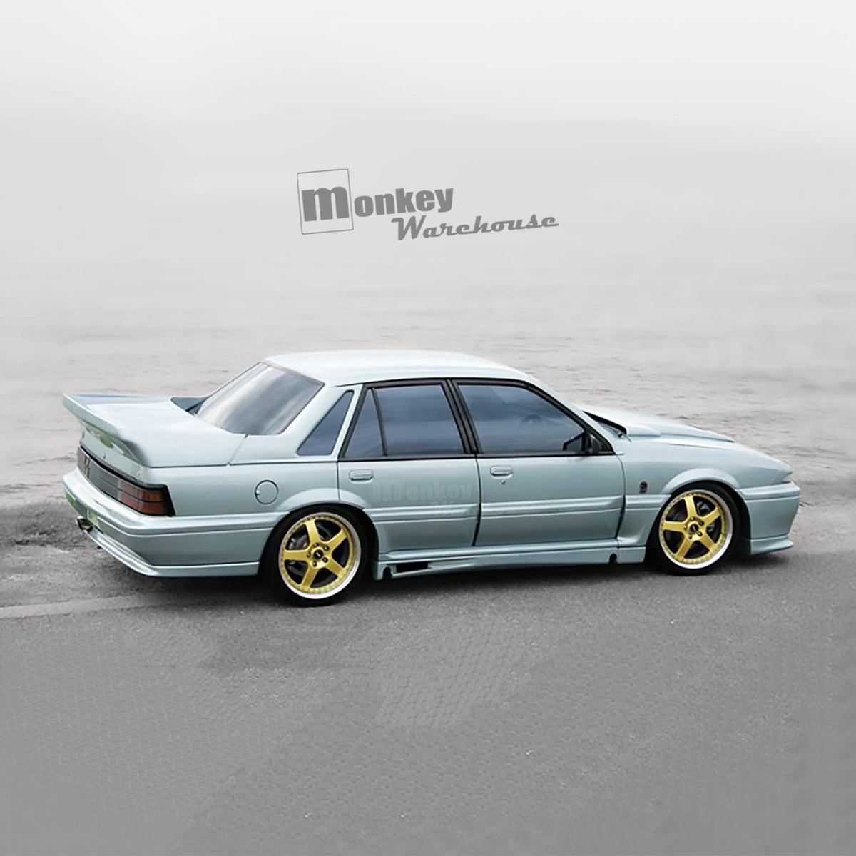 Installed View - Holden Commodore VL: Walkinshaw SS Group A Side Skirts