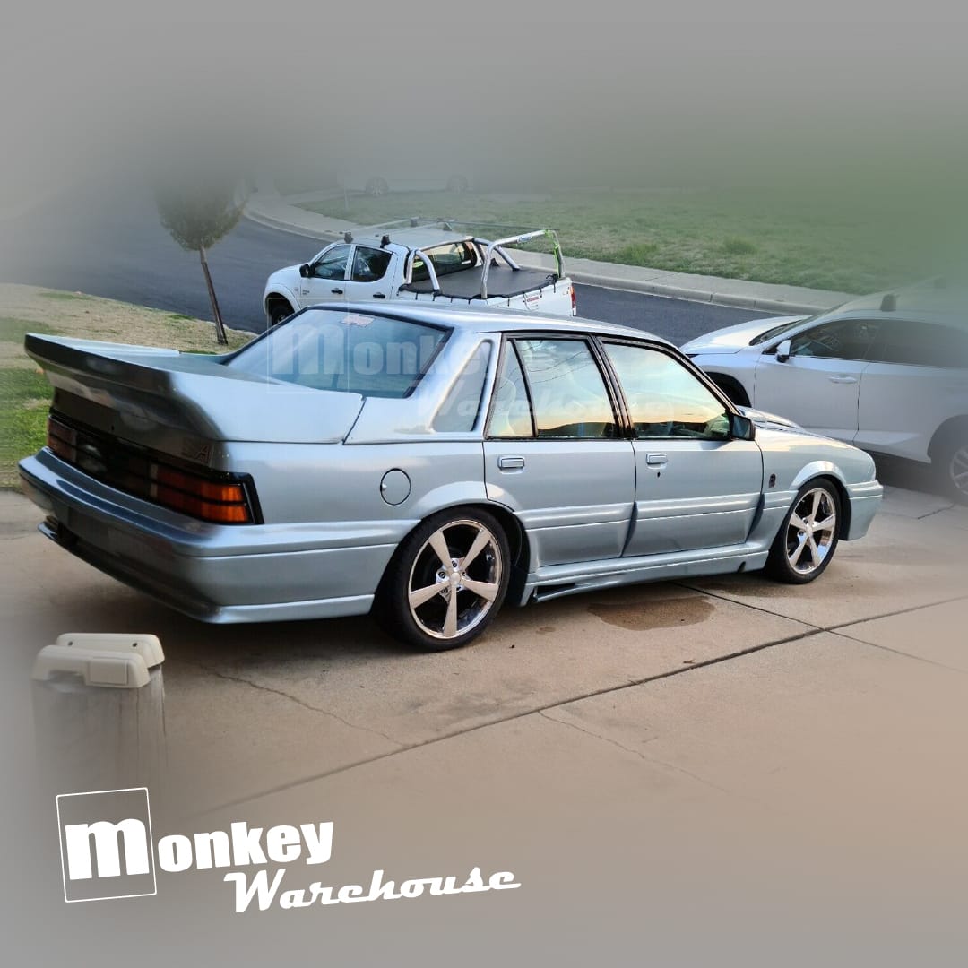 Installed View - Holden Commodore VL: Walkinshaw SS Group A Side Skirts