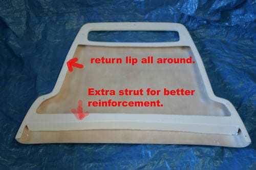 Installed View - Holden Commodore VL: Walkinshaw Style Bonnet Scoop