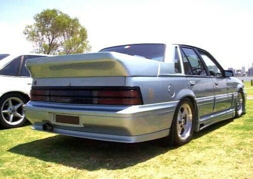 Installed View - Holden Commodore VL: Walkinshaw Style Boot Wing (SS Group A)