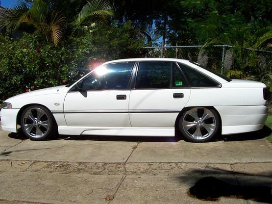 Installed View - Holden Commodore VN-VP Sedan: VX Style Rear Bumper