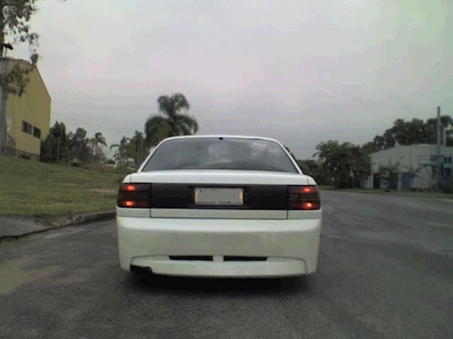 Installed View - Holden Commodore VN-VP Sedan: VY Style Rear Bumper