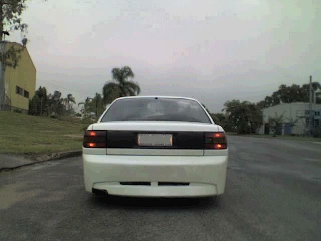 Installed View - Holden Commodore VN-VP Sedan: VY Style Rear Bumper