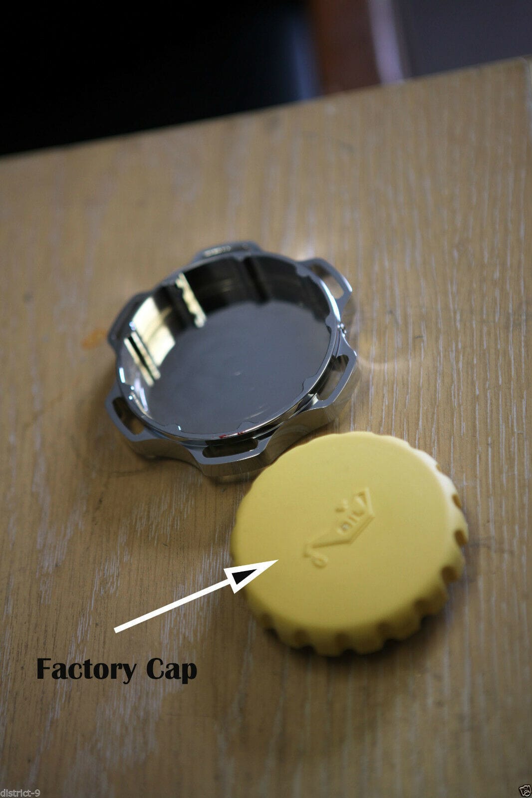 Installed View - Holden Commodore VN VP VR VS: Billet Engine Oil Cap Cover (5.0L V8)