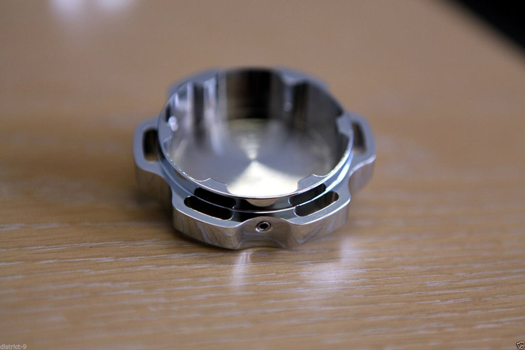 Installed View - Holden Commodore VN VP VR VS: Billet Power Steering Cap Cover (V6 Models)