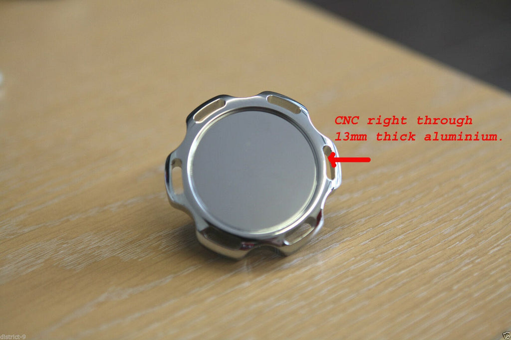 Installed View - Holden Commodore VN VP VR VS: Billet Power Steering Cap Cover (V6 Models)