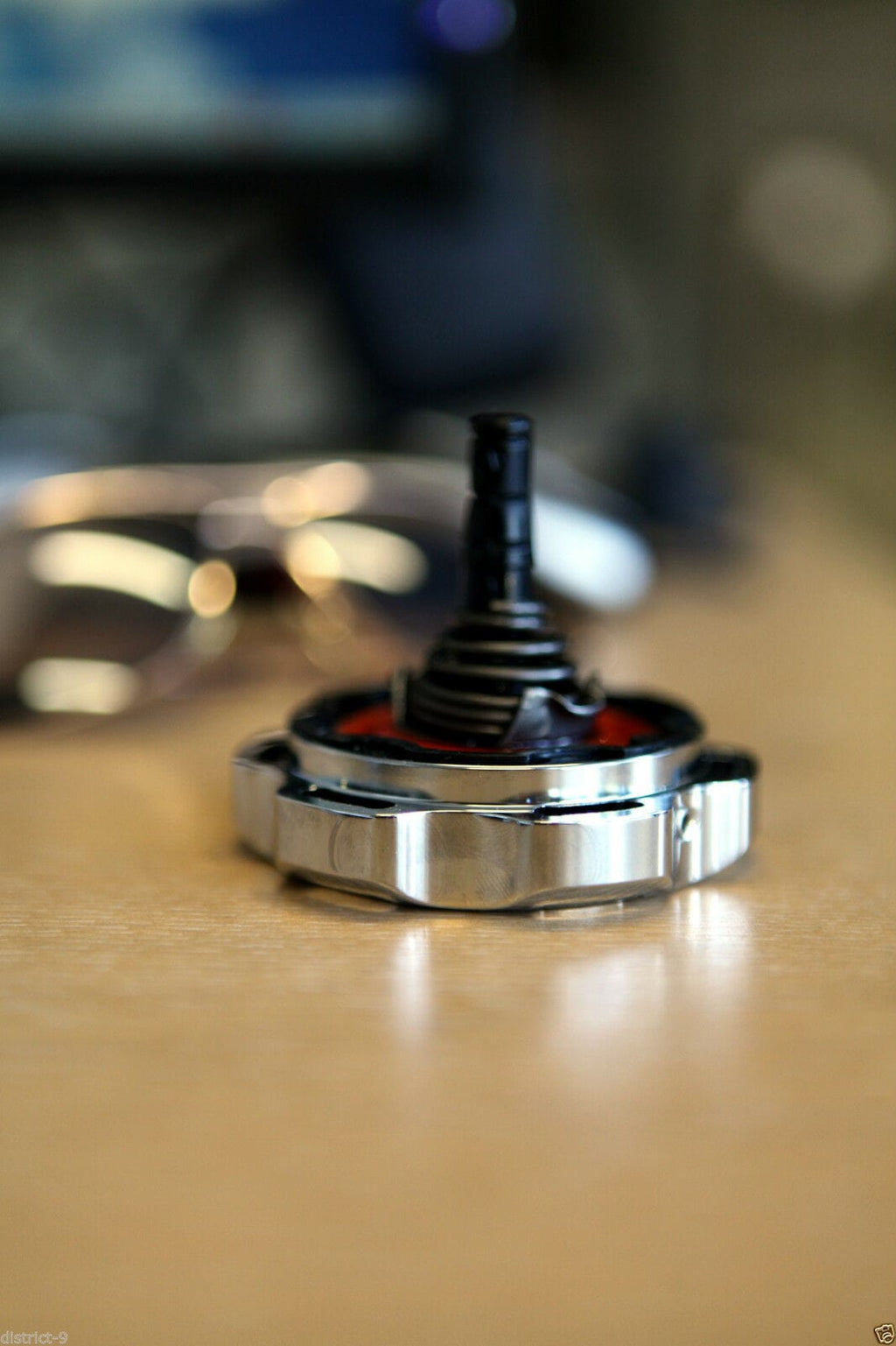 Installed View - Holden Commodore VN VP VR VS: Billet Power Steering Cap Cover (V6 Models)