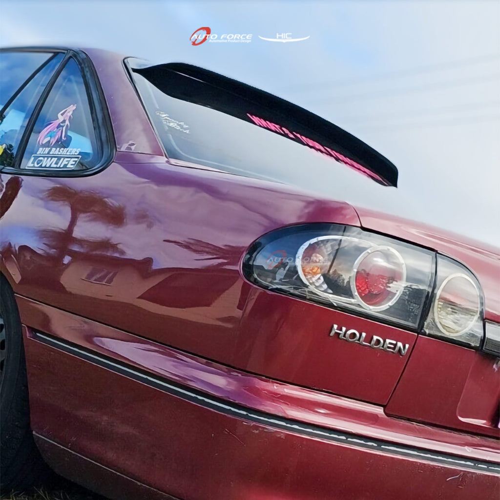 Installed View - Holden Commodore VN VP VR VS Sedan (1988-1997): Premium Roof Spoiler