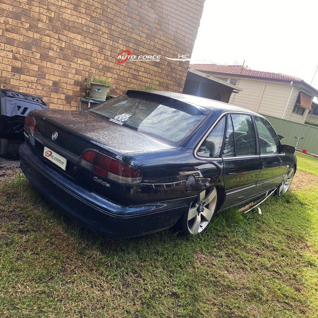 Installed View - Holden Commodore VN VP VR VS Sedan (1988-1997): Premium Roof Spoiler