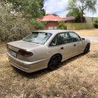 Installed View - Holden Commodore VN VP VR VS Sedan (1988-1997): Premium Roof Spoiler