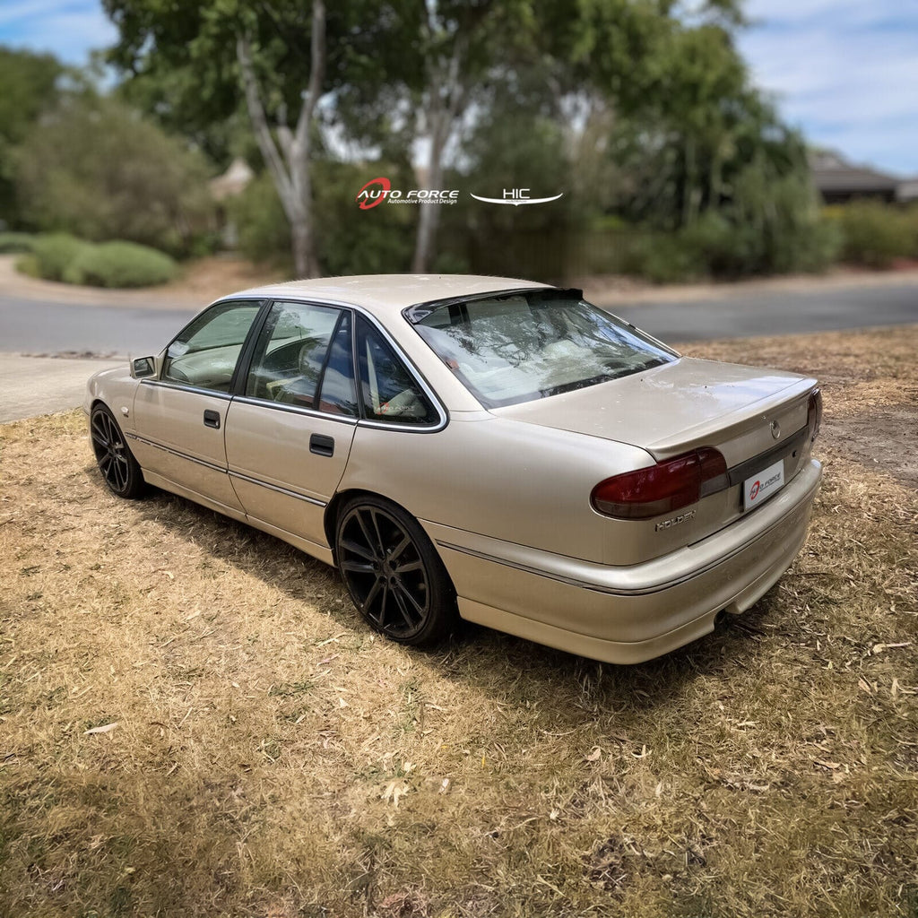 Installed View - Holden Commodore VN VP VR VS Sedan (1988-1997): Premium Roof Spoiler