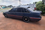 Installed View - Holden Commodore VN VP VR VS Sedan (1988-1997): Premium Roof Spoiler