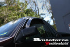 Installed View - Holden Commodore VN VP VR VS Sedan (1988-1997): Premium Window Visors (Front Only)