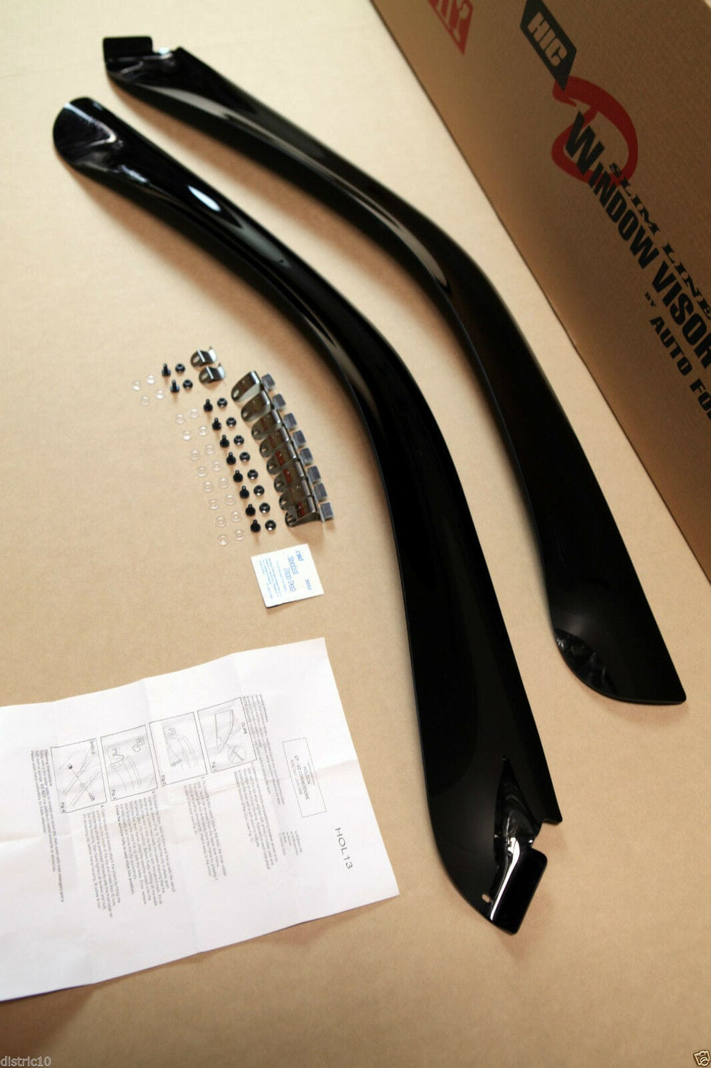 Installed View - Holden Commodore VN VP VR VS Sedan (1988-1997): Premium Window Visors (Front Only)