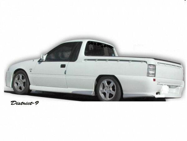Installed View - Holden Commodore VN VP VR VS Ute & Wagon: Side Skirts