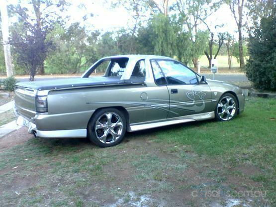 Installed View - Holden Commodore VN-VS Ute: VX Style Conversion Side Skirts