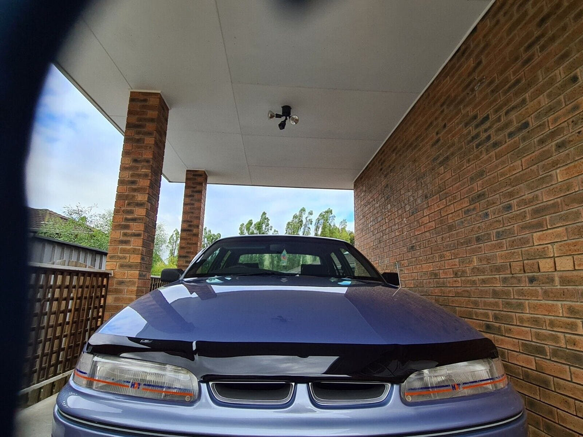 Installed View - Holden Commodore VR VS (1993-1997): Bonnet Protector Guard