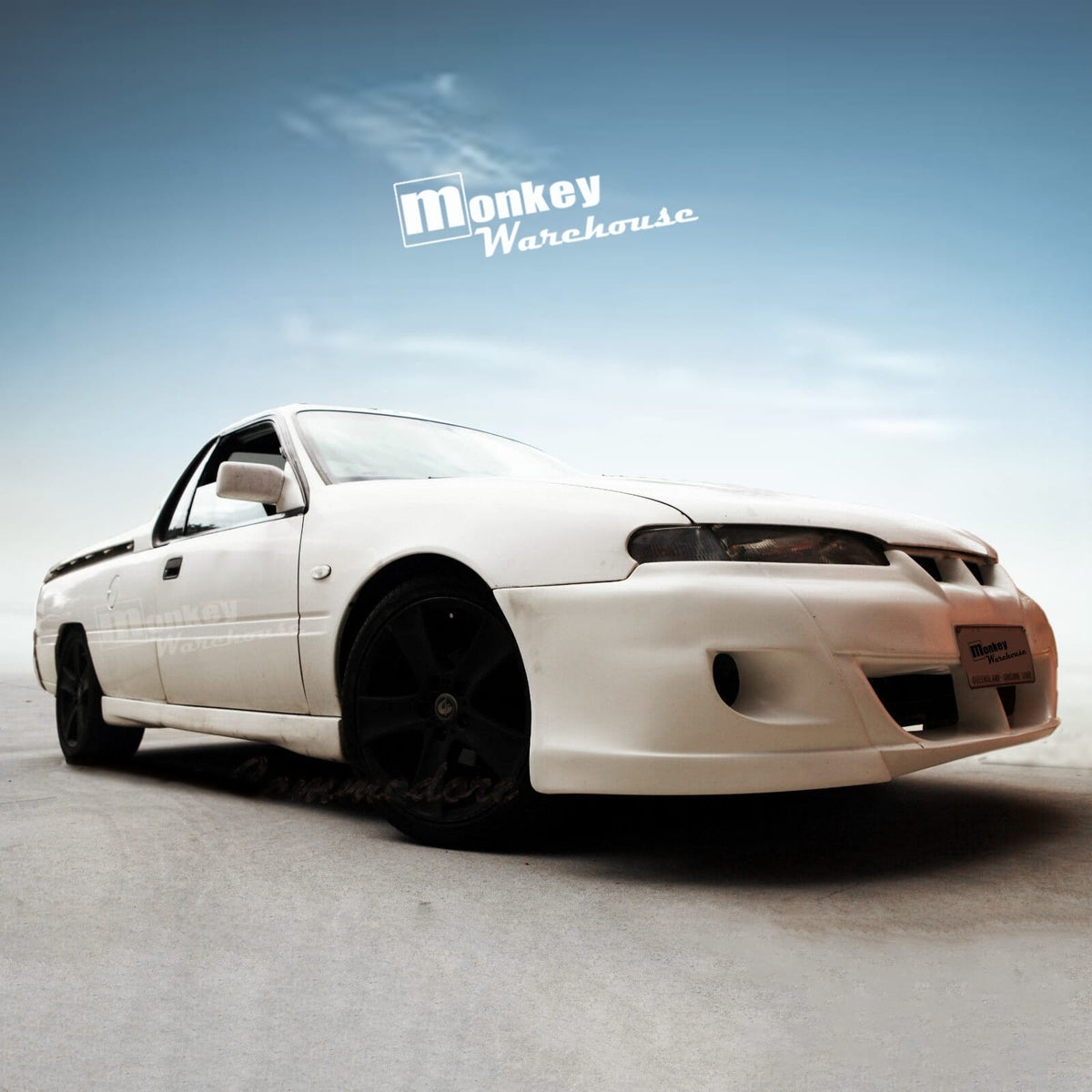 Installed View - Holden Commodore VR-VS: Custom Front Bumper