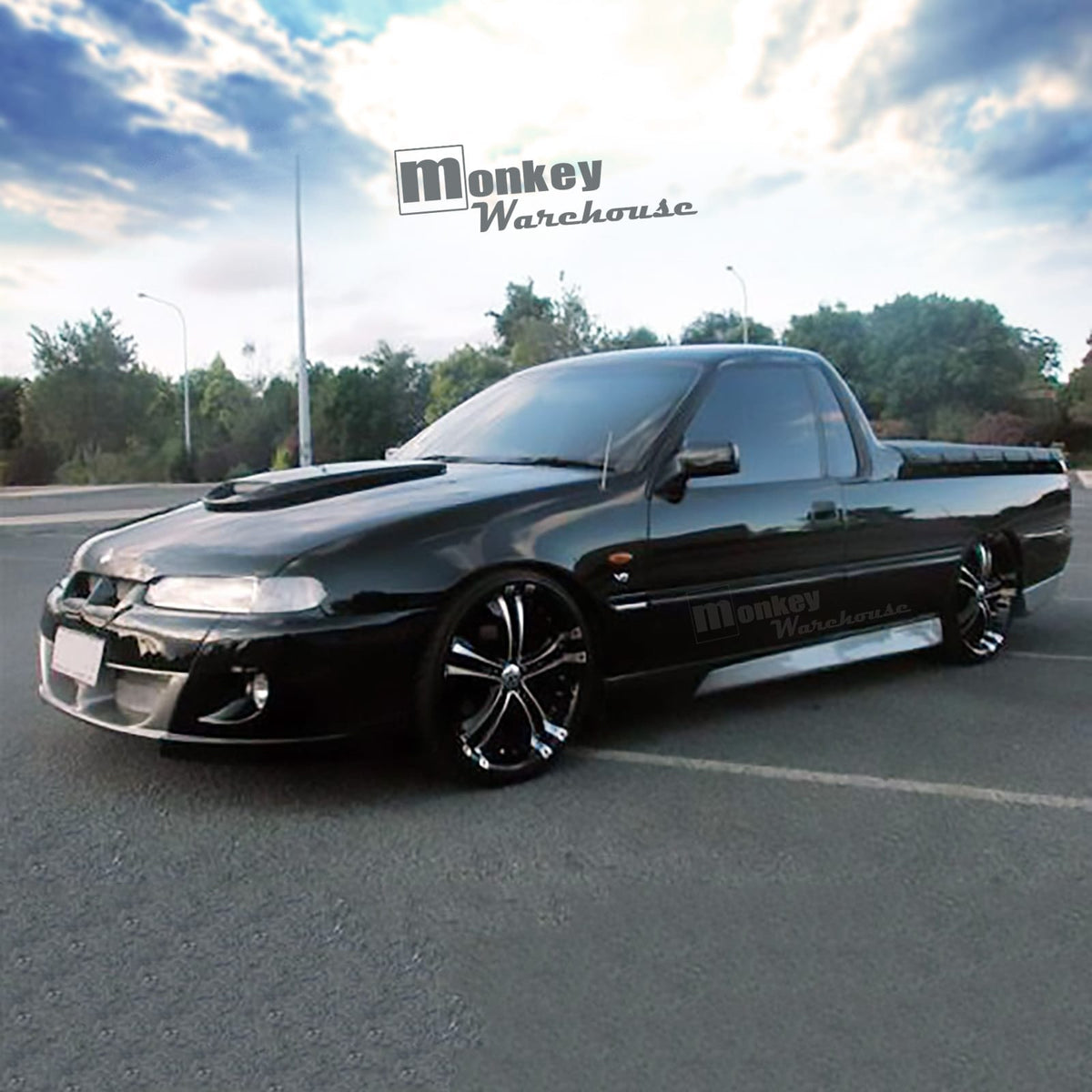 Installed View - Holden Commodore VR-VS: Custom Front Bumper