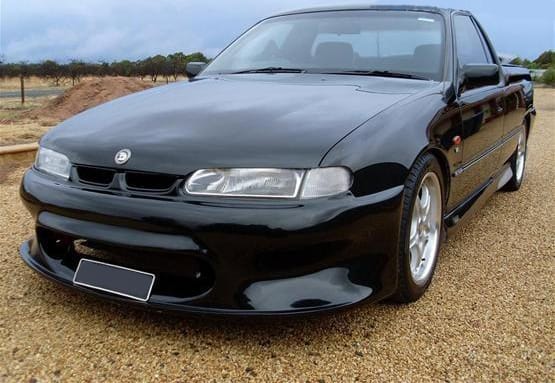 Installed View - Holden Commodore VR-VS Sedan Ute: V8 Race Front Bumper