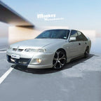 Installed View - Holden Commodore VR VS Sedan: VX Style Conversion Side Skirts