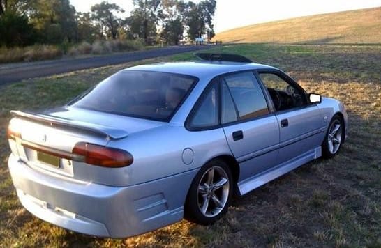 Installed View - Holden Commodore VR VS Sedan: VY VZ Style Conversion Side Skirts