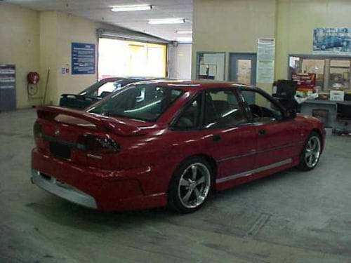 Installed View - Holden Commodore VR VS Sedan: VY VZ Style Conversion Side Skirts