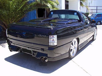 Installed View - Holden Commodore VR-VS Ute: VY Style Rear Bumper