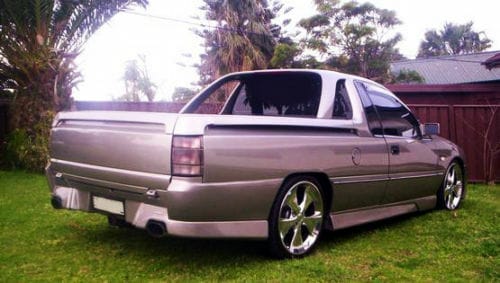 Installed View - Holden Commodore VR-VS Ute: VY Style Rear Bumper