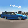 Installed View - Holden Commodore VR VS Wagon: VX Style Conversion Side Skirts