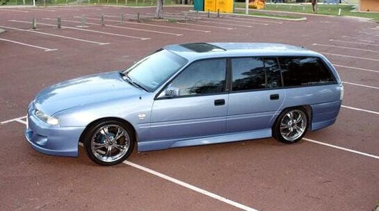 Installed View - Holden Commodore VR-VS Wagon: VX Style Full Body Kit